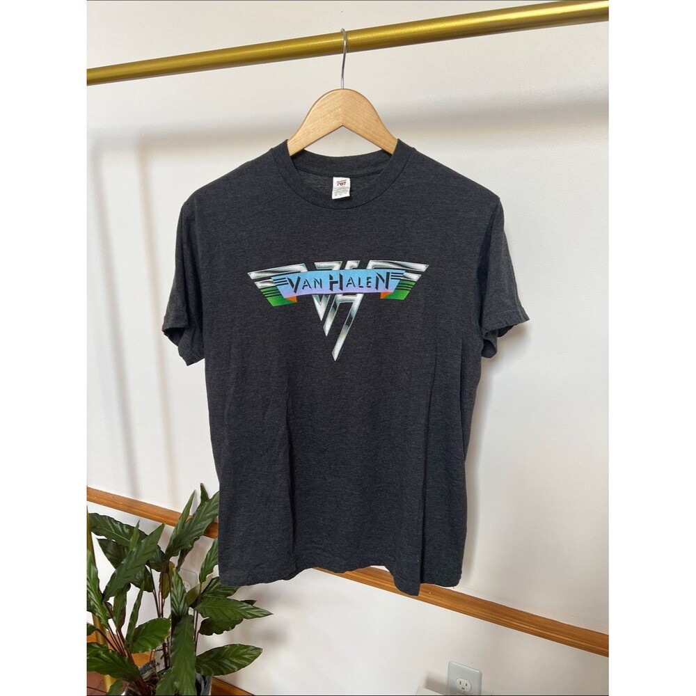 Van Halen Short Sleeve Graphic Tee in Charcoal